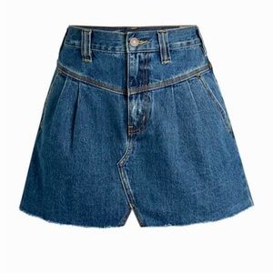 Free People Sidecar Mini Skirt-Saratoga Blue Size 27 BNWT